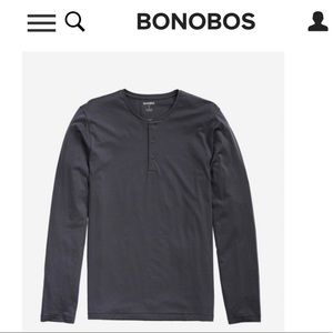 NWT Bonobos Henley - Slim Fit